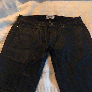 Paige Leather Jeans size 27